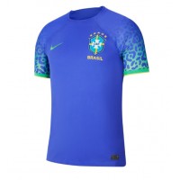 Brasilien Fußballbekleidung Auswärtstrikot WM 2022 Kurzarm
